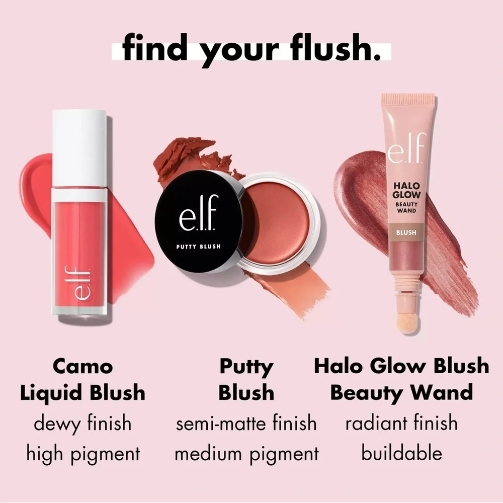 e.l.f. Camo Liquid Blush - Peach Perfect, NEW